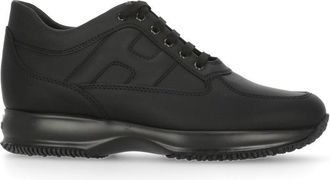 Hogan Black Interactive Tone On Tone Sneakers