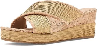 Donald J Pliner Gorgina Womens Wedge Shoes Beige : 8.5 M, Leather