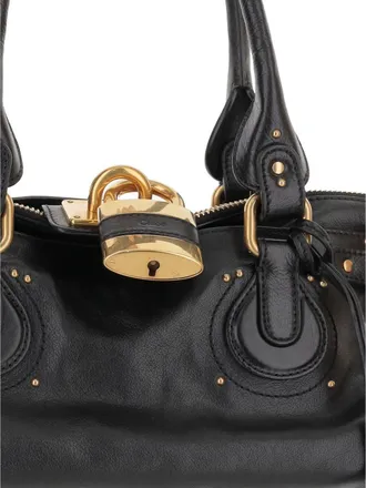Chlo&eacute; Paddington Shoulder Bag - Black