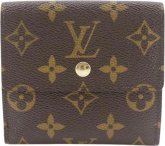 Louis Vuitton Pre-owned Portemonnaie Billets Cartes Cr&eacute;dits Monogram Portemonnee - Heren - Vintage Accessoires - Bruin - ONE Size - Vintage