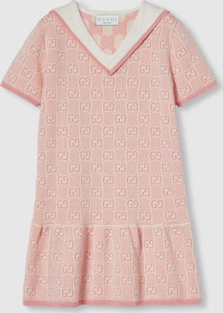 Gucci Kids - GG Cotton Dress, Pink, Ready-to-wear