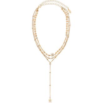 Ettika Forever Falling Multichain Necklace in Gold at Nordstrom