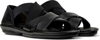 Camper Right Isla Cross Strap Sandal in Black at Nordstrom, Size 39
