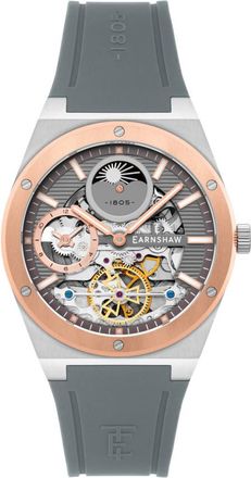 Earnshaw Drake Grey Dial Mens Watch ES-8291-02