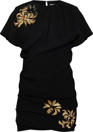 Isabel Marant Sakia Jurk - Dames - Feestkleedjes - Zwart - 2XS - Kleedjes