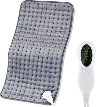 OEM Manta Calefactora Xxl, 50 X 100 Cm, Almohadilla El&eacute;ctrica Para Aliviar El Dolor De Espalda Y Los Calambres, 10 Niveles De Calor, Alivio R&aacute;pido, Lavabl