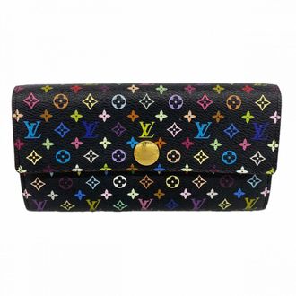 Louis Vuitton Noir Pistache Long Wallet (Bi-Fold) (Pre-Owned)