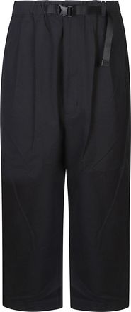 Comme Des Gar&ccedil;ons Straight-Leg Adjustable Belt Pants