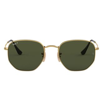 Ray-Ban Sunglasses Rb3548 N 001/58 Hexagonal Gold/Green G 15 Unisex Polarized