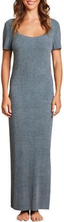 Barefoot Dreams CozyChic Ultra Lite Rib Dress in Blue Cove at Nordstrom Rack, Size X-Small