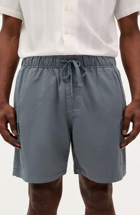 Scalpers Cruz Linen Cargo Shorts in Duck at Nordstrom, Size 38 X 38 Eu