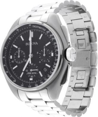 Bulova Lunar Pilot Chronograph Horloge - Heren - Horloges - Wit - ONE Size - Accessoires