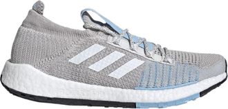 adidas Womens Pulseboost HD Running Shoes - Grey One/Cloud White/Glow Blue