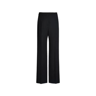 Max Mara Periodi Wide Trousers - female - Max Mara - Wide Trousers - Black - 2XS - Trousers