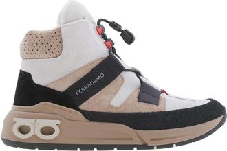 Ferragamo Cosma Trekking High-Top Sneakers, Size 6.5