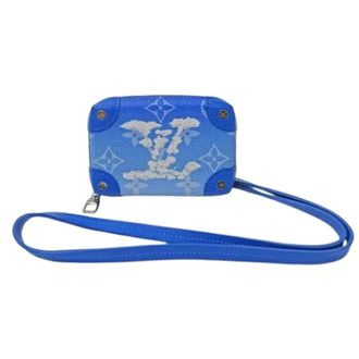 Louis Vuitton Pre-owned Cross Body Bags, female, Blue, Size: ONE SIZE Pre-owned Porte-Monnaie Plat Coin Purse