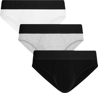John Richmond Tripack Slip Vita Bassa Tricolor - Heren - Onderbroek - Veelkleurig - S - Katoen - Ondergoed
