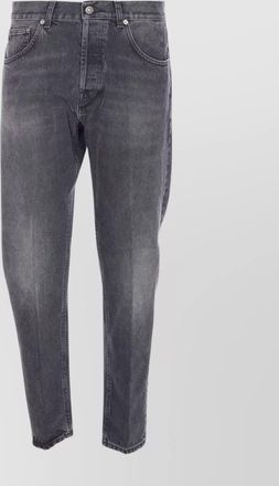 Dondup cotton carrot slim-fit jeans