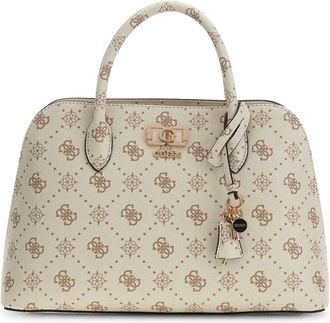 Guess Handbags, female, Beige, Size: ONE SIZE Emelie Logo Handbag