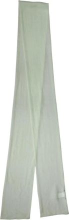 Dolce & Gabbana Silk Sash Wrap Shawl Stole Scarf - Dames - Zijden sjaals - Groen - ONE Size - Accessoires