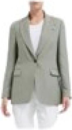 Brunello Cucinelli Jacket - Dames - Blazers - Groen - XL - Linnen - Jassen