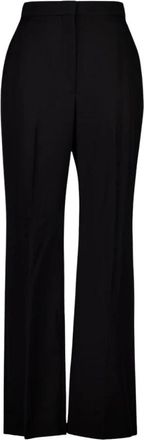 Givenchy Klassieke wollen sigarettenbroek - Dames - Wijde Broeken - Zwart - XS - Wol - Broeken