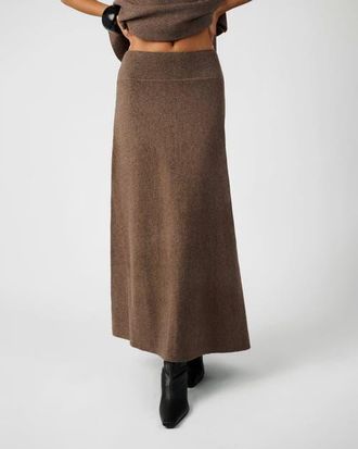 WeWoreWhat Sweater Skirt in Brown at Nordstrom, Size X-Small
