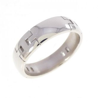 Herm&egrave;s White Gold (18K) Band Ring (Pre-Owned)