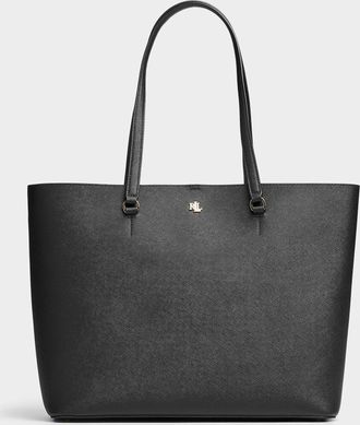 Lauren Ralph Lauren Womens Karly textured leather tote bag