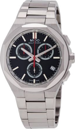 Mido Multifort 8 Chronograph Quartz Black Dial Mens Watch M055.517.11.051.00