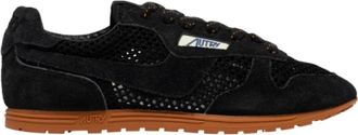 Autry Windspin Low Sneakers - Dames - Sneakers - Zwart - 41 EU - Katoen - Schoenen