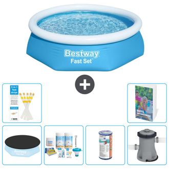 Bestway Piscina Bestway Fast Set Redonda - 244x61 Cm - 7-piezas S34