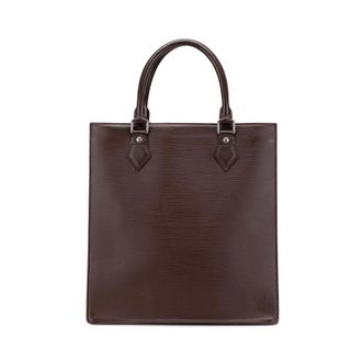 Louis Vuitton Pre-owned Tote Bags, female, Brown, Size: ONE SIZE Pre-owned Structured Top Handle Bag