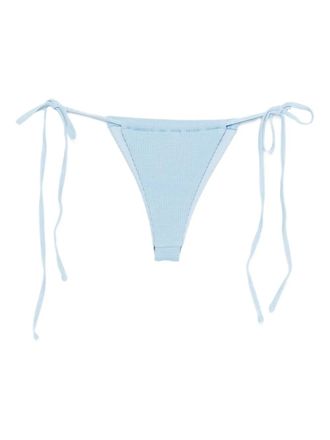 Frankies Bikinis Tia bikinislip met strikdetail - Blauw
