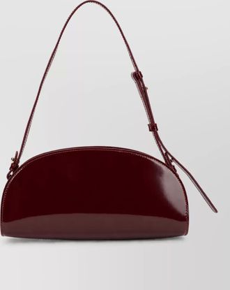 A.P.C. na leather clutch bag
