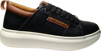 Alexander Smith Pelle Sneaker - Heren - Sneakers - Zwart - 41 EU - Leer - Schoenen
