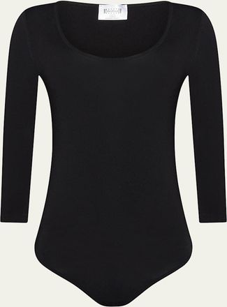 Wolford Tokio 3/4-Sleeve String Bodysuit