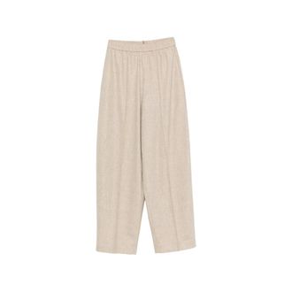Fabiana Filippi Elasticated-waistband Wide-leg Trousers