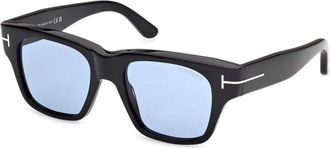 Tom Ford Caine Sunglasses - male - Tom Ford - Sunglasses - Black - 53 MM - Accessories