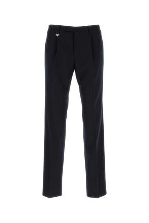 Prada Mens Midnight Blue Wool Pant - Dark Blue - Size EU 48 (Mens)