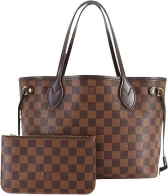 Louis Vuitton Pre-owned Tote Bags, female, Brown, Size: ONE SIZE Pre-owned Damier Canvas Tote Bag