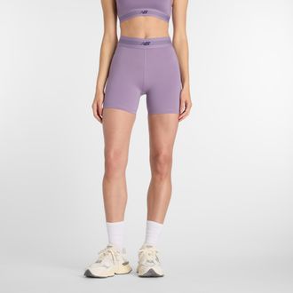 New Balance Trainingsshorts NEW BALANCE, Damen, Gr. XXL, N-Gr, candied viol, Obermaterial: 71% Polyester, 29% Elasthan, Hosen Trainingsshorts, elastischer Materia
