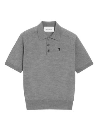 Ami Grey Embroidery Logo Polo