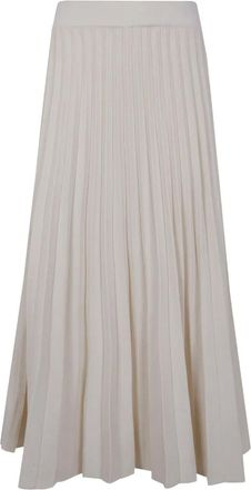 Blugirl pleated midi skirt - Neutrals