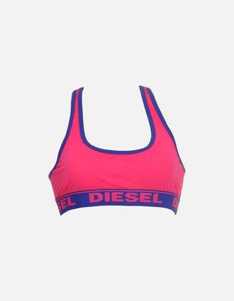 Diesel Womens MILEY Cotton Bralette, Pink - Size: 10/8