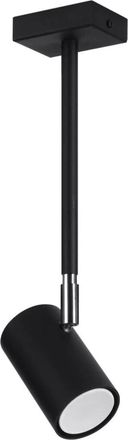 Sollux Lighting Design Deckenlampe Norano 1-Flammig, Schwarz