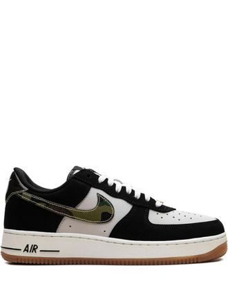 Nike Air Force 1 Low Retro sneakers met camouflageprint - Zwart