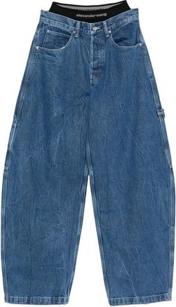 Alexander Wang X Denim X Alexander Wang Stonewashed Wide Jeans