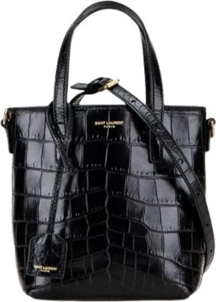 Saint Laurent Pre-owned Handbags, female, Black, Size: ONE SIZE Pre-owned Leather shoulder-bags