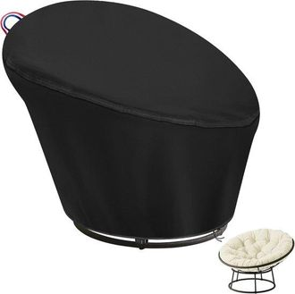 No Brand Funda Impermeable Para Silla Papasan Y Tumbona De Rat&aacute;n: Duradera Y Resistente Al Viento